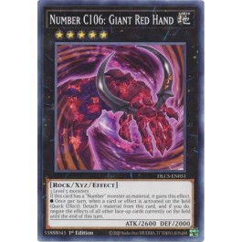 Number C106: Giant Red Hand