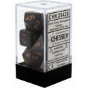 Dark Grey/Copper Opaque Dice﻿ (Chessex)