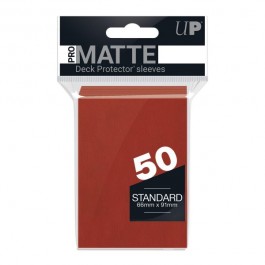 Protectores Pro-Matte Rojos (50 Und) (Standard)﻿