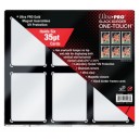 One-Touch 35PT 6-Card Black Border Magnetic Card Holder (Ultra-Pro)