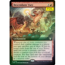 Descendants' Fury (Extended Art) - Foil